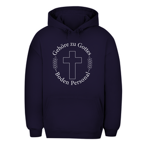 Unisex Oversize Hoodie gehöre zu gottes boden personal