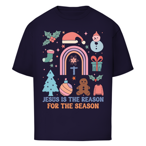 Oversize T-Shirt jesus is the reason for the season