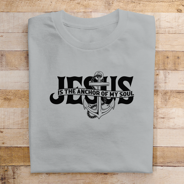 Herren T-Shirt jesus the anchor of my soul