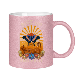 Glitzertasse rise up and pray