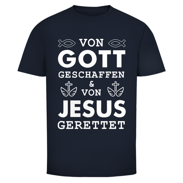 Herren T-Shirt von gott geschaffen