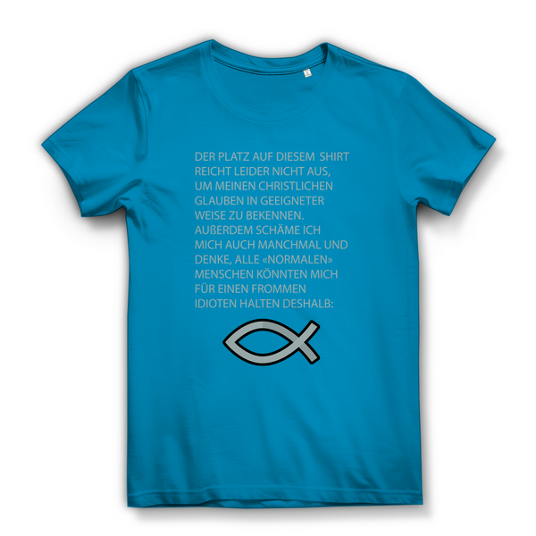 Damen Bio T-Shirt ICHTHYS spruch