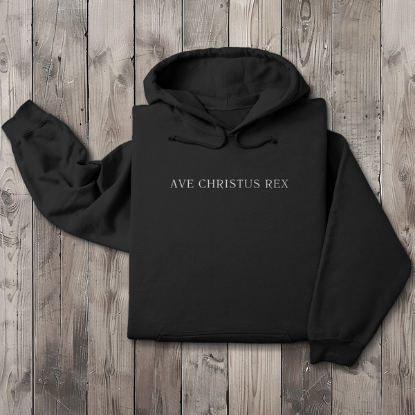 Herren Hoodie ave christus rex