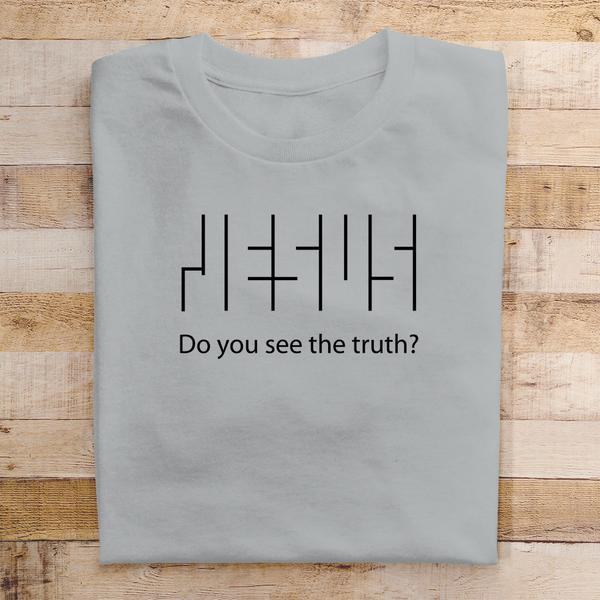 Herren T-Shirt jesus do you see the truth