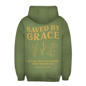 Unisex Oversize Hoodie saved by grace ehpesians 2:8-9