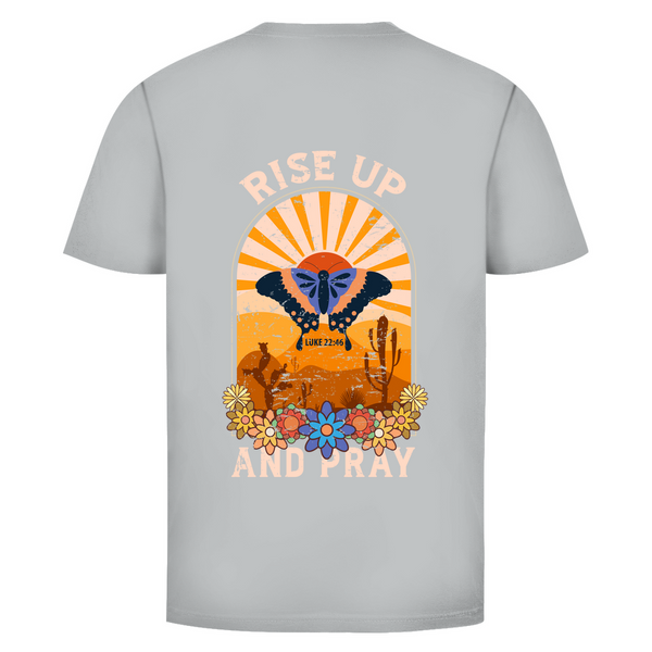 Herren T-Shirt rise up and pray