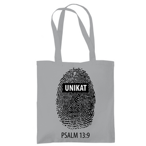 Tragetasche unikat fingerabdruck psalm 13:9