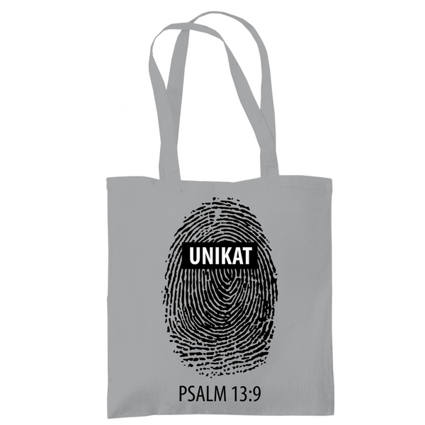 Tragetasche unikat fingerabdruck psalm 13:9