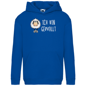 Kinder Hoodie ich bin gewollt