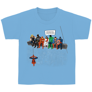 Kinder T-Shirt superhelden parodie