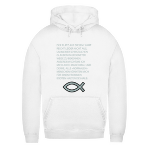 Damen Hoodie ICHTHYS spruch