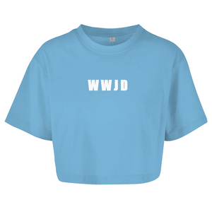 Damen Oversize Crop Top der wwjd