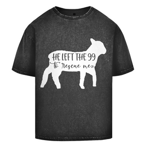 Oversize Washed T-Shirt he left the 99