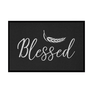 Fußmatte mit Gummirand blessed