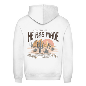 Damen Hoodie everything beautiful ecclesiastes 3:11
