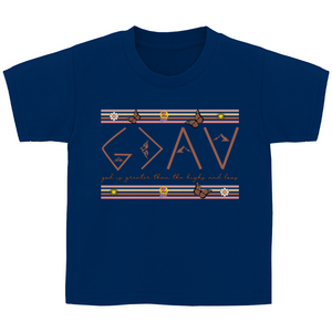 Kinder T-Shirt god is greater