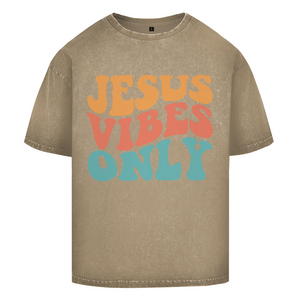 Oversize Washed T-Shirt jesus vibes only