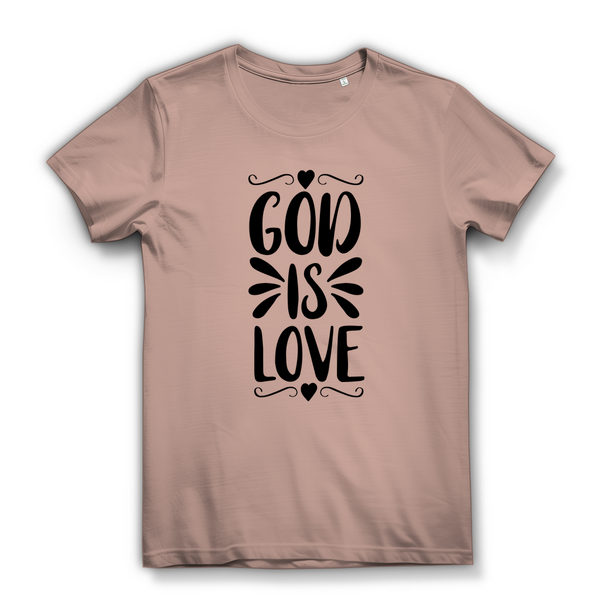 Damen Bio T-Shirt god is love