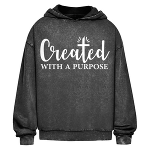Oversize Washed Hoodie created with a purpose