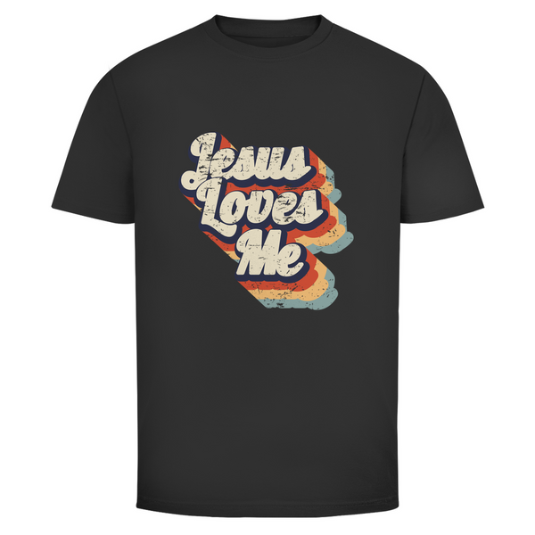 Herren T-Shirt jesus loves me