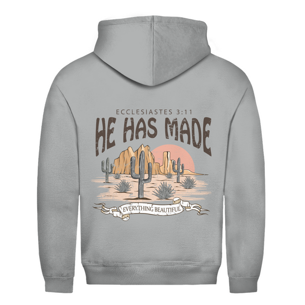 Herren Hoodie everything beautiful ecclesiastes 3:11