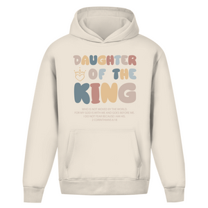 Oversize Hoodie Ohne Kordel daughter of the king 2 corinthians 6:18