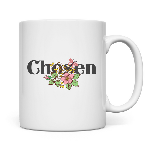 Tasse chosen blumen