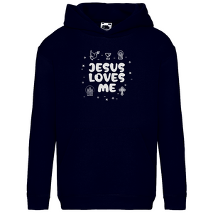 Kinder Hoodie jesus loves me