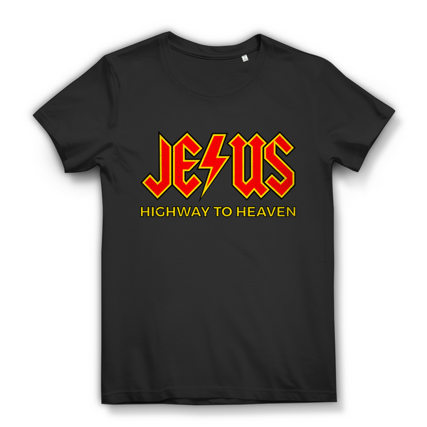 Damen Bio T-Shirt jesus highway to heaven