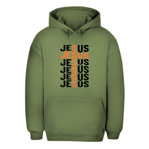 Unisex Oversize Hoodie jesus kreuz