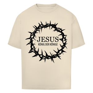 Oversize T-Shirt jesus könig der könige dornenkrone