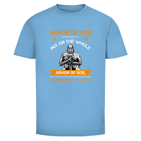 Herren T-Shirt armor of god ephesians 6:11