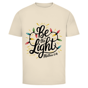 Herren T-Shirt be the light matthew 5:14