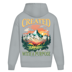 Oversize Hoodie Ohne Kordel created with a purpose ephesians 2:10