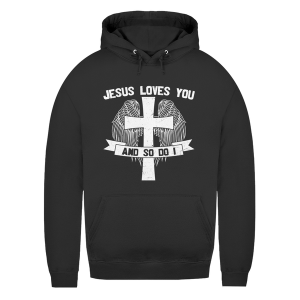 Damen Hoodie jesus loves you and so do i