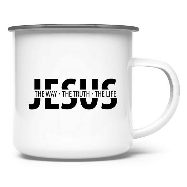 Emaille Tasse jesus the way the truth the life