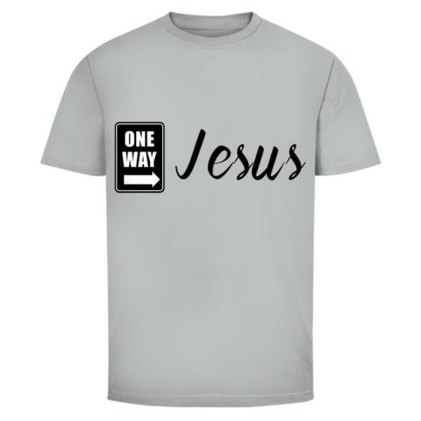 Herren T-Shirt one way jesus