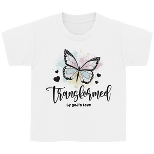 Kinder T-Shirt transformed by gods love