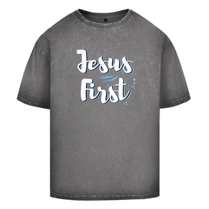 Oversize Washed T-Shirt jesus first