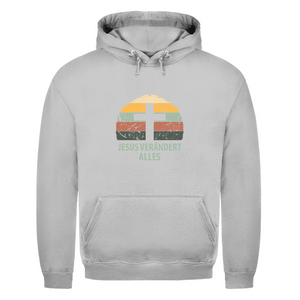Herren Hoodie jesus verändert alles