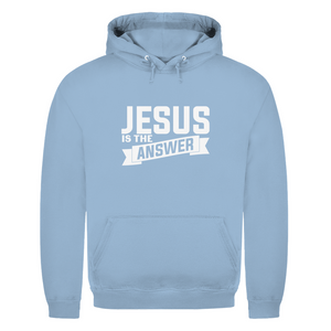 Herren Hoodie jesus is the answer