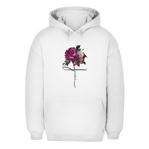 Unisex Oversize Hoodie jesus blumen