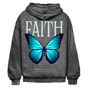 Oversize Washed Hoodie if you have faith