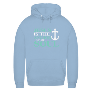 Damen Hoodie jesus is the anchor of my soul segeln