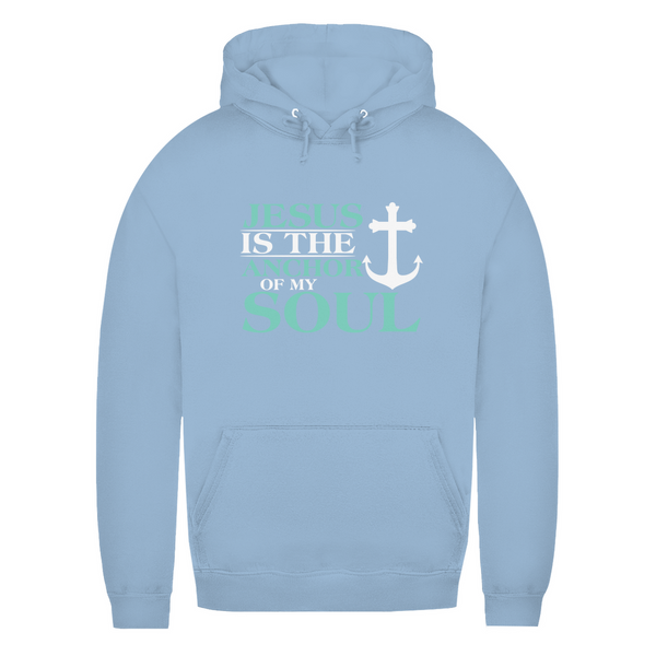 Damen Hoodie jesus is the anchor of my soul segeln