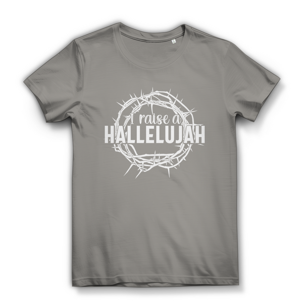 Damen Bio T-Shirt i raise a hallelujah dornenkrone