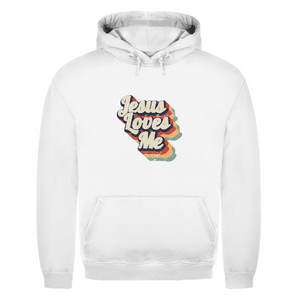 Herren Hoodie jesus loves me