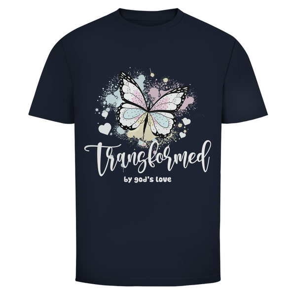 Herren T-Shirt transformed by gods love