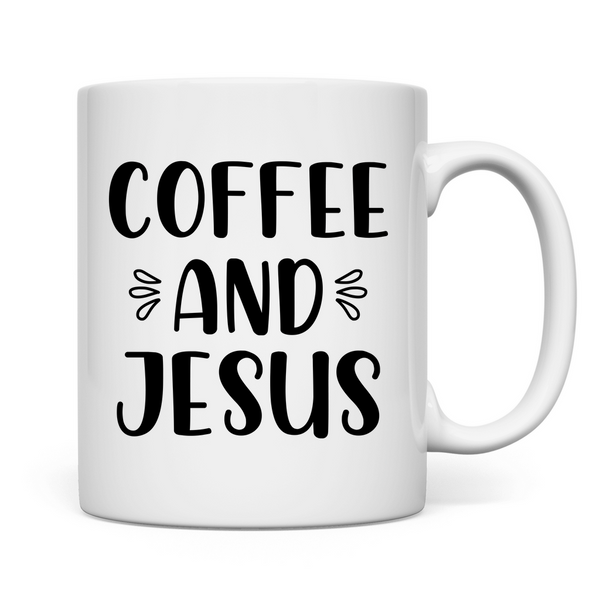 Tasse coffee and jesus