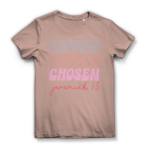Damen Bio T-Shirt chosen jeremiah 1:5